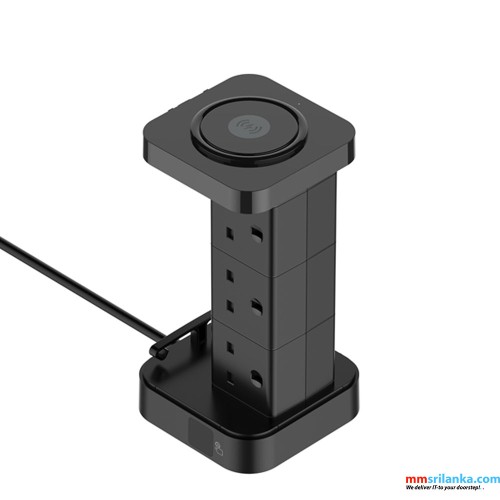 LDNIO SKW6457 6 Outlet USB Tower Extension Power Socket (6M)